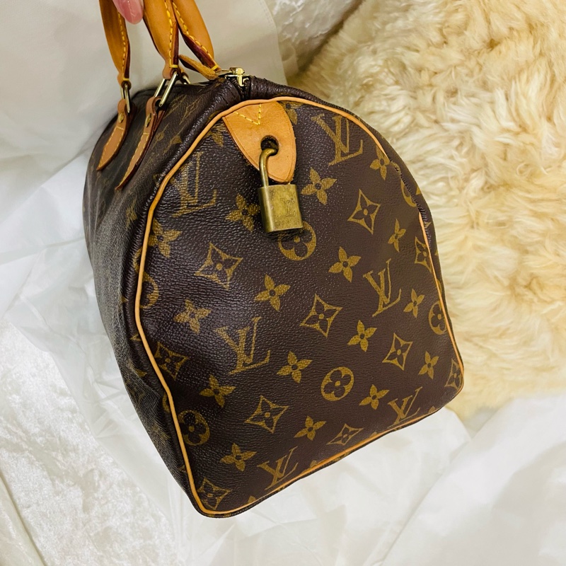 Lv speedy 30 老花枕頭包-26