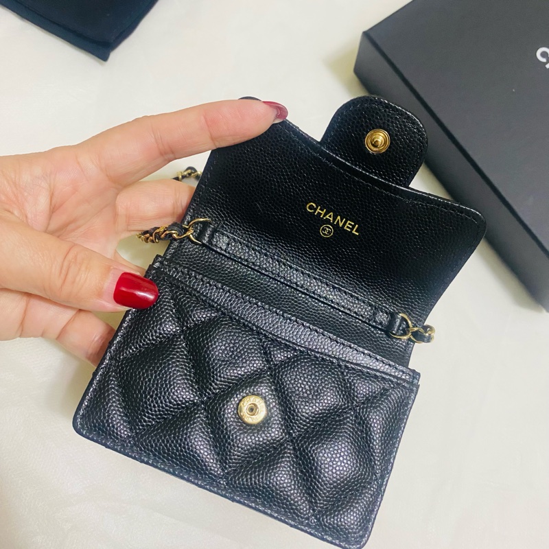 Chanel cf mini 鏈條風琴包-7