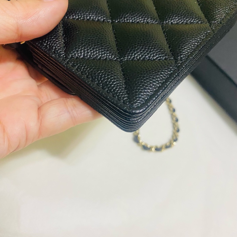Chanel cf mini 鏈條風琴包-9