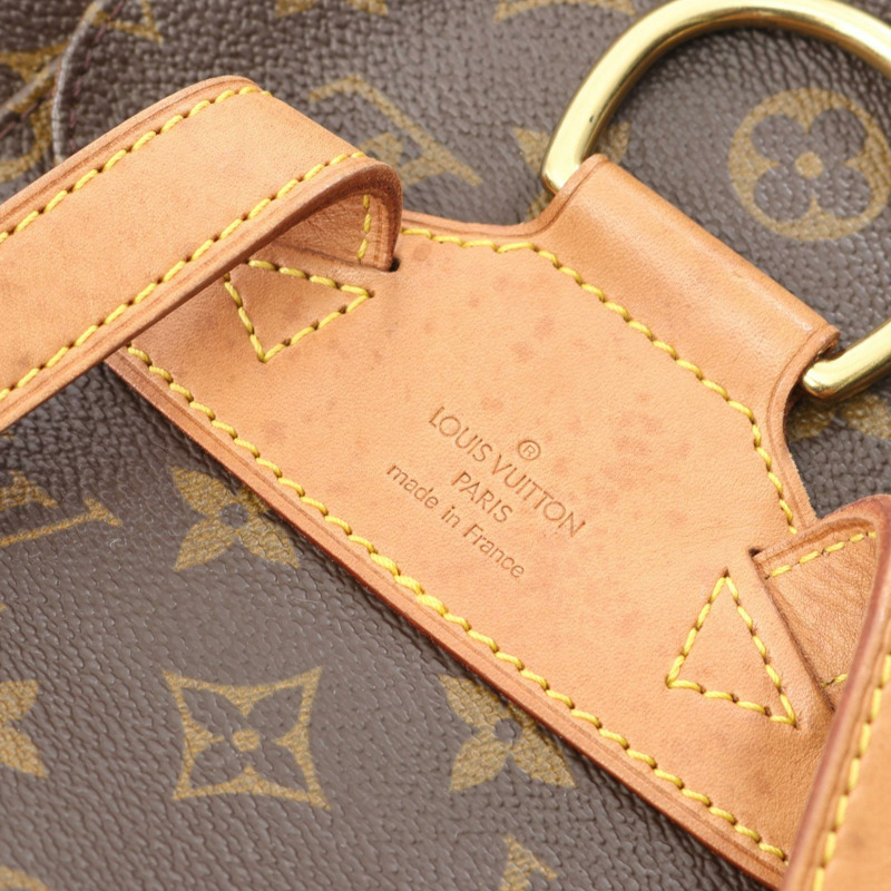 LOUIS VUITTON Montsouris MM 背包 M51136 Monogram 帆布 棕色 二手-3