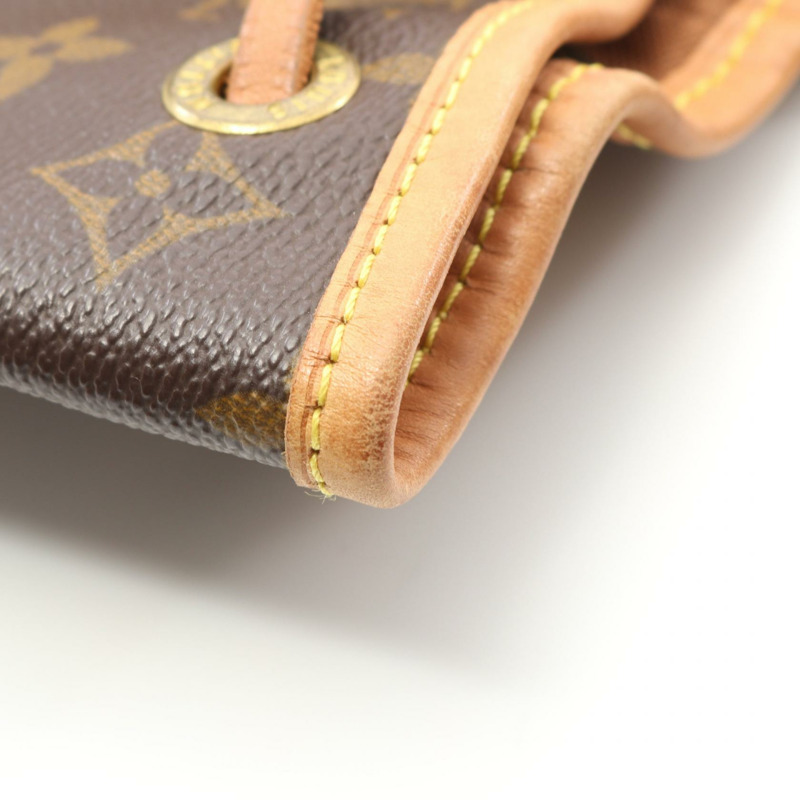 LOUIS VUITTON Montsouris MM 背包 M51136 Monogram 帆布 棕色 二手-6