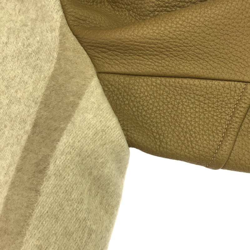 愛馬仕大衣 其他大衣 羊絨 米色 二手 女士-7