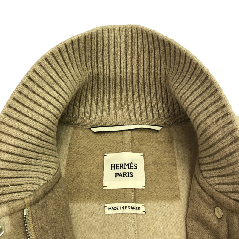 愛馬仕大衣 其他大衣 羊絨 米色 二手 女士-9