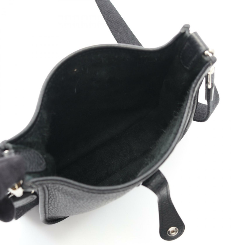 HERMES Evelyne TPM 斜背包 Y Taurillon Clemence 黑色二手 SHW-2