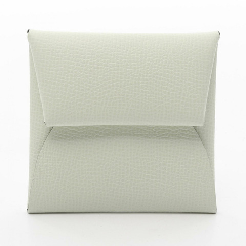 HERMES Bastia Verso 零錢包 W Epsom Vert Fizz Yucca SHW
