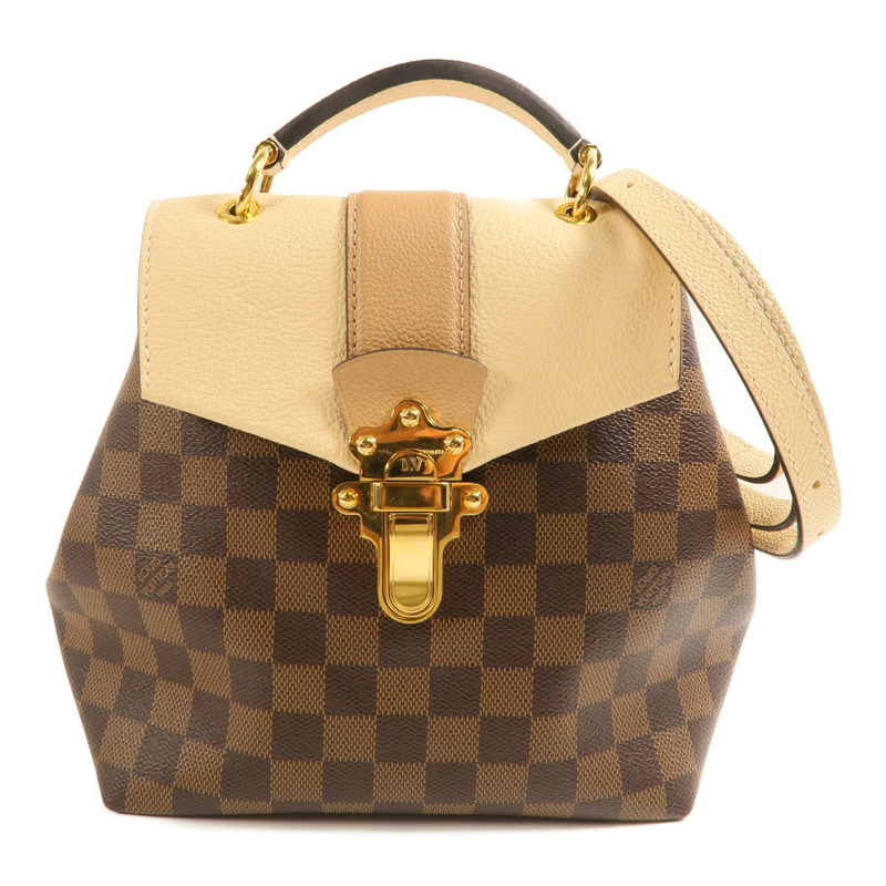 LOUIS VUITTON Damier Clapton金扣背包-0