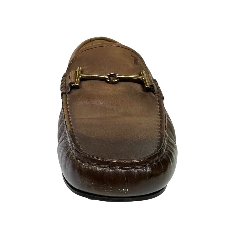 【美收精品】Tod's茶色皮革平底鞋 2-786-7