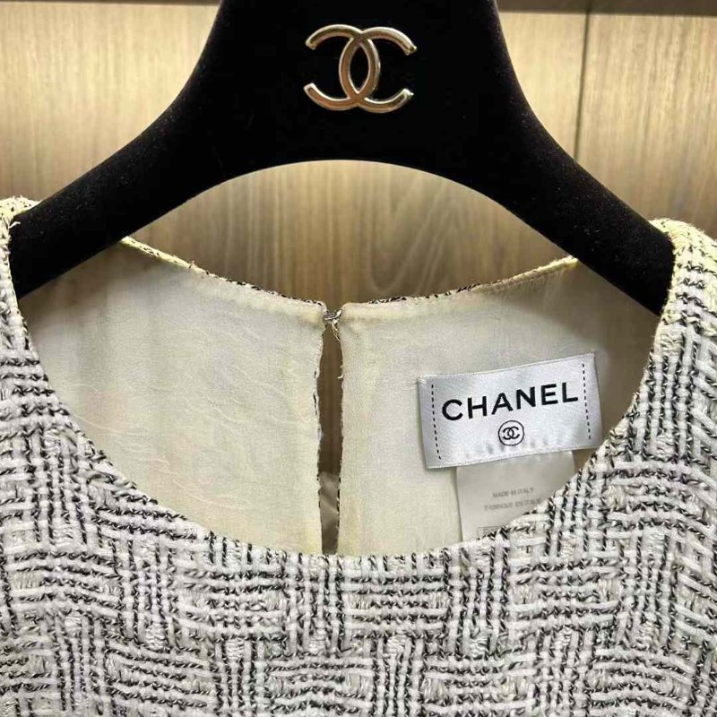 Chanel 編織連身裙 34號 需自行清洗一下-2