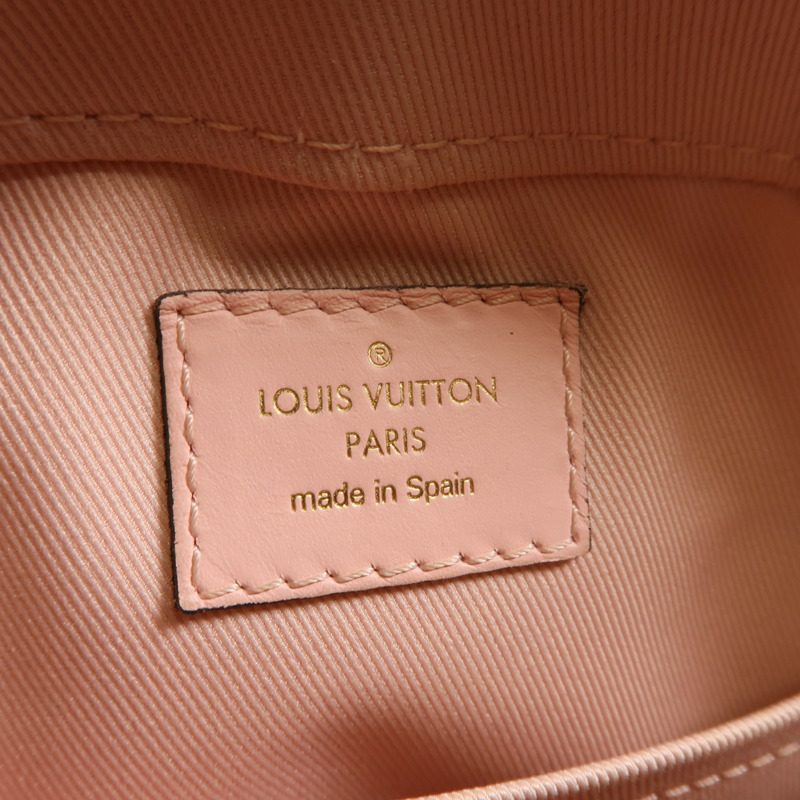 LOUIS VUITTON Damier Azur Saintaonge金扣肩背袋-12