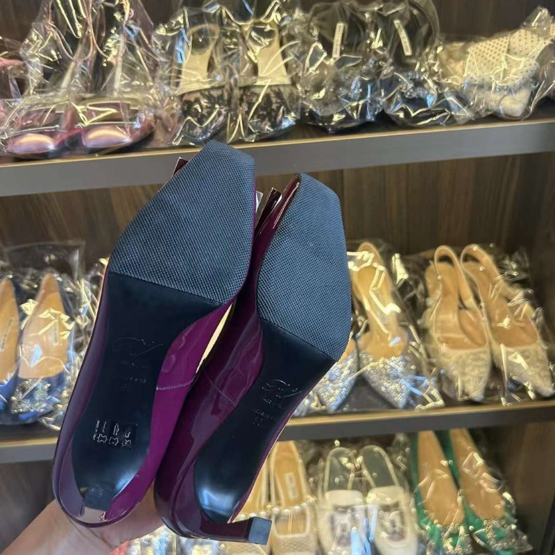 Roger Vivier 高跟 尺寸38.5碼 已貼底 葡萄紫色-3