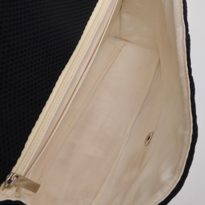 CHANEL 漆皮皮穿鍊口蓋包 CF29 - 黑銀13開-6