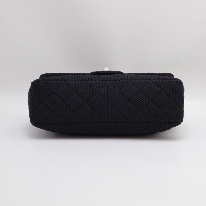 CHANEL 漆皮皮穿鍊口蓋包 CF29 - 黑銀13開-7