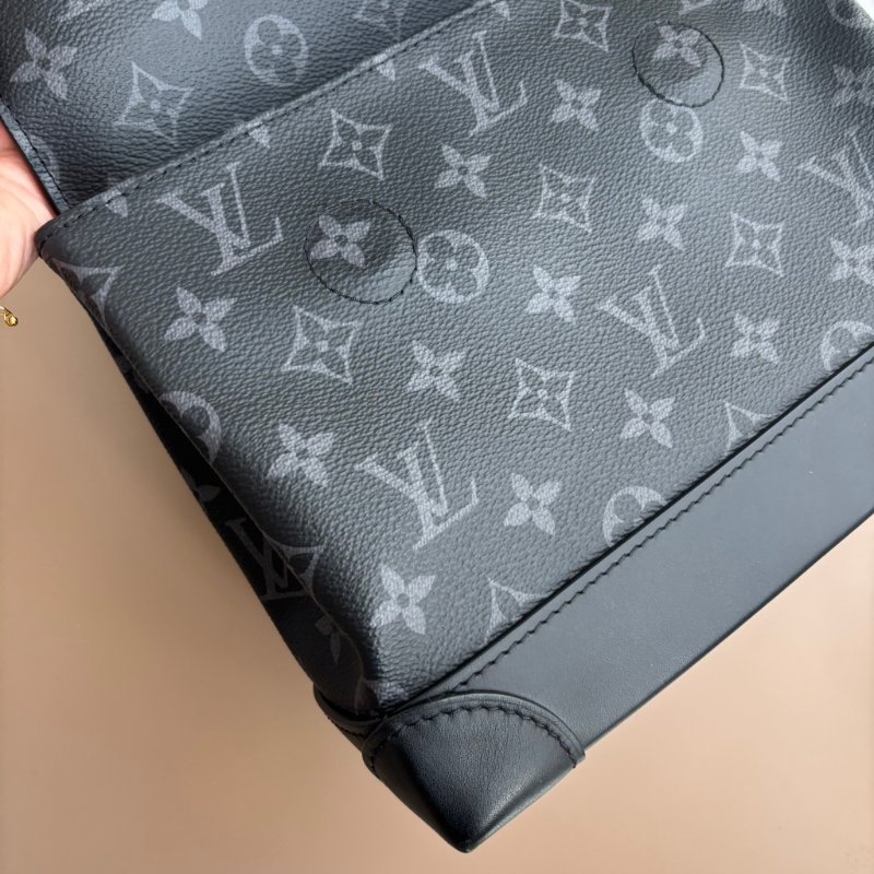 ::LOUIS VUITTON:: LV M46953 Steamer PM 黑花紋手提包 斜背包-21