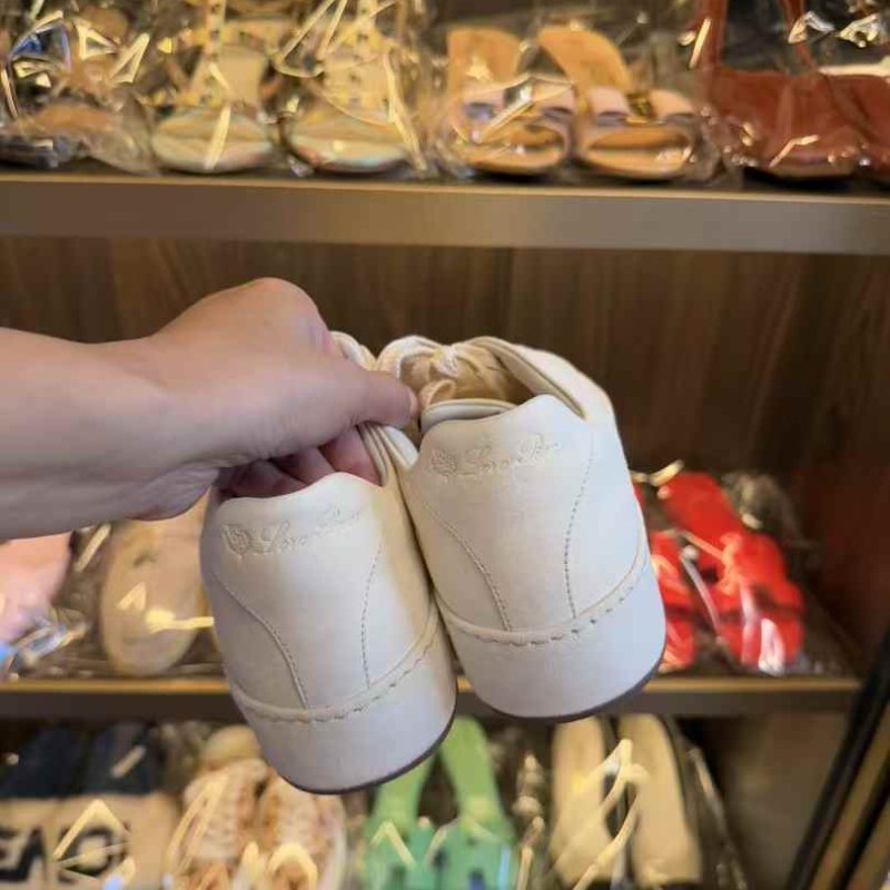 Loro Piana 休閒鞋 37號 Nuages Sneaker系列絨面山羊皮 舒適百搭 很新-3