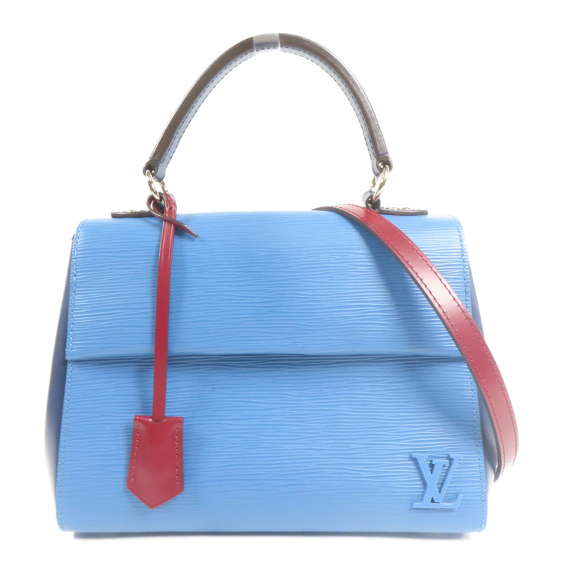 LOUIS VUITTON Epi Cluny銀扣手挽肩背兩用袋-0