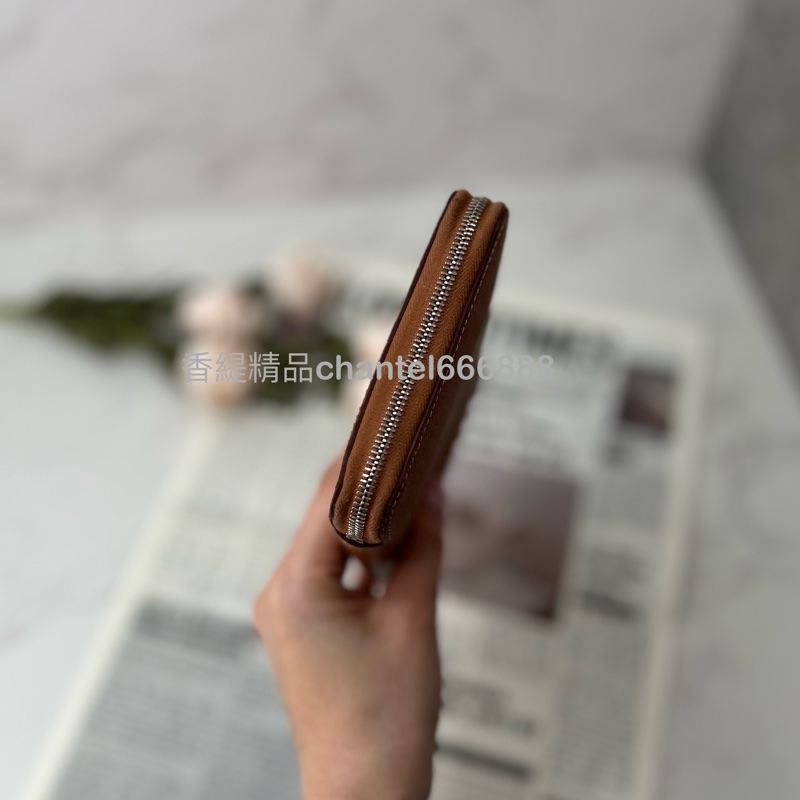 💗香緹國際精品💗 Hermes愛馬仕 silk in 金棕長夾-2