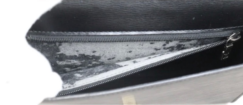 「JL精品代購」98新 Lv水波紋信封包-6