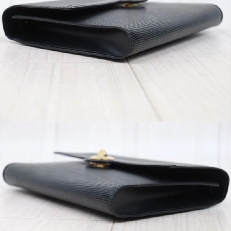 「JL精品代購」98新 Lv水波紋信封包-7