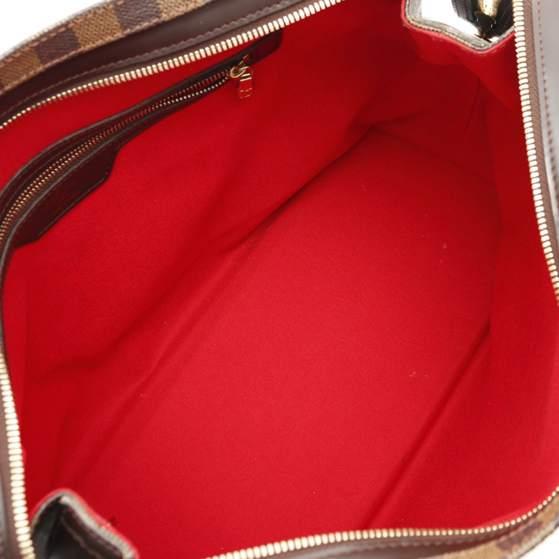 LOUIS VUITTON Chelsea 單肩托特包 N51119 Damier 帆布 Ebene 二手女士 LV-2