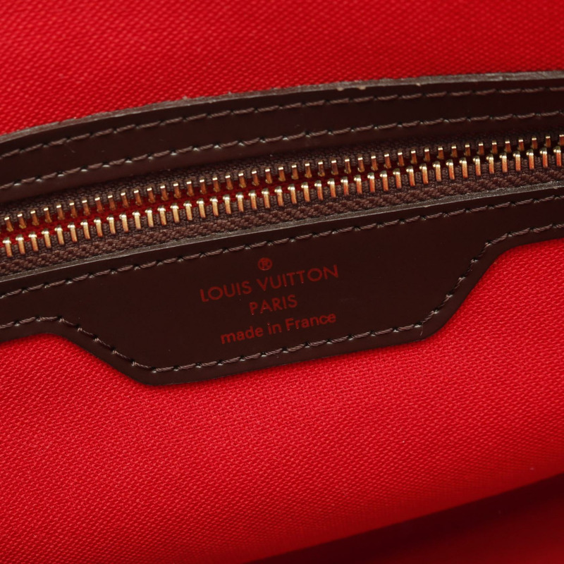 LOUIS VUITTON Chelsea 單肩托特包 N51119 Damier 帆布 Ebene 二手女士 LV-3