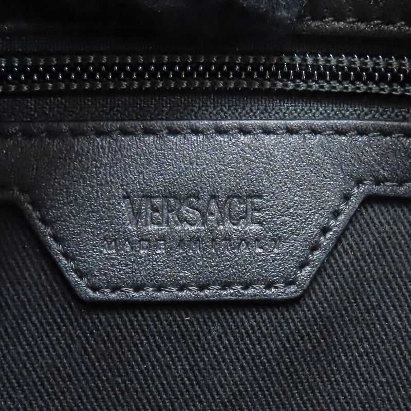 黑色牛皮 Medusa Biggie 兩用包【VERSACE 凡賽斯】-9