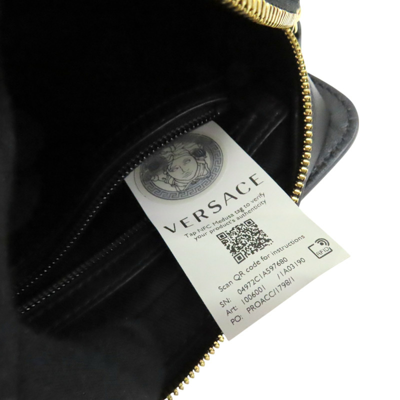 黑色牛皮 Medusa Biggie 兩用包【VERSACE 凡賽斯】-10