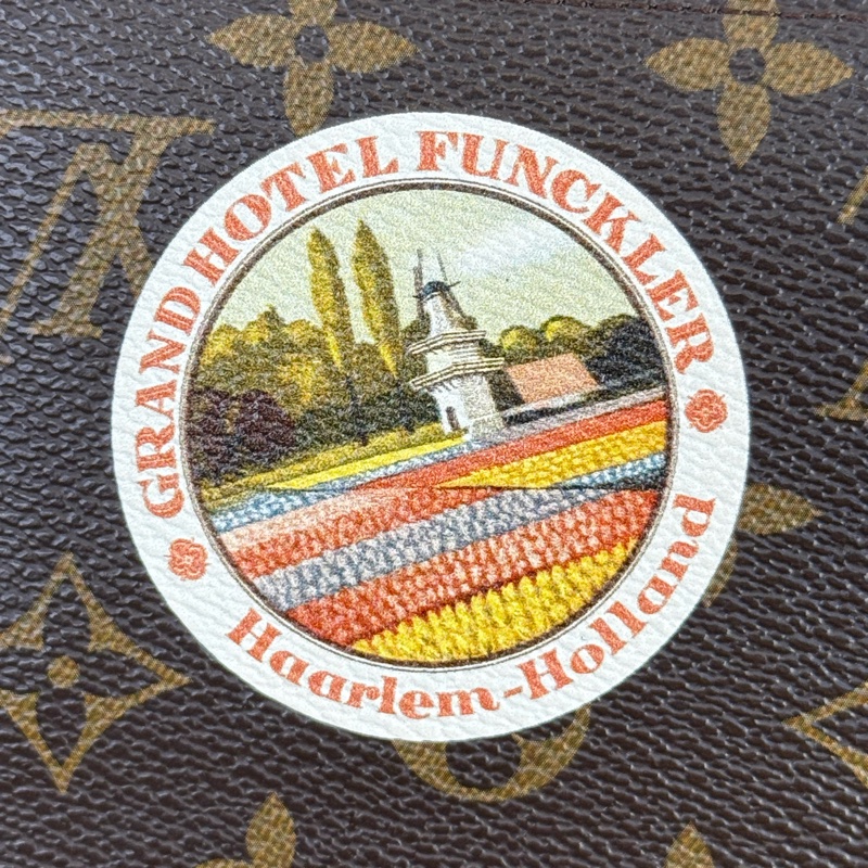 Louis Vuitton 限量圖騰原花World Tour拉鍊發財長夾🎶賞心悅目-8