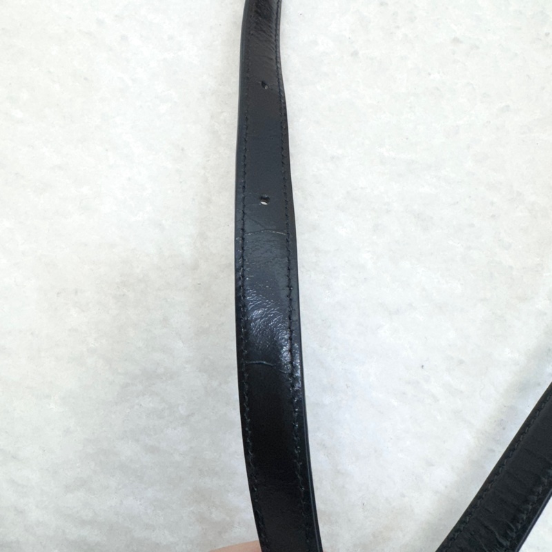 CELINE黑金牛皮凱旋門TEEN TRIOMPHE斜背包188423-25