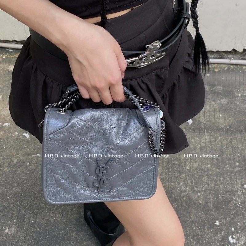 🏷YSL.Niki woc 岩石灰-25