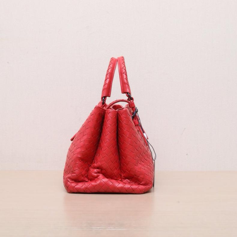 BOTTEGA VENETA(葆蝶家)  紅色  鎢鋼扣 單肩包-1