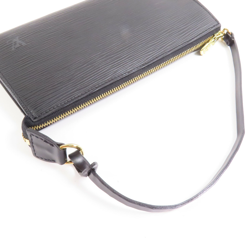 LOUIS VUITTON Epi Pochette Accessoires金扣手挽袋-6