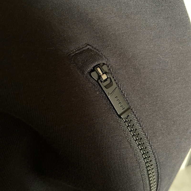 Nike x Sacai 聯名款飾 材質拼接 短袖上衣 黑色-5