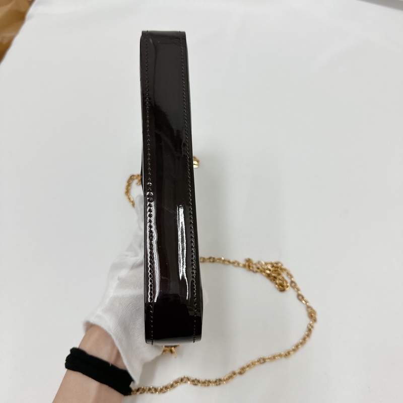 莉亞精品♡ LV 漆皮三合一鏈條包 全新閒置品-7