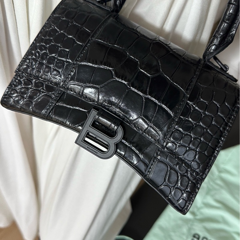Balenciaga沙漏磨砂黑保存品XS-1