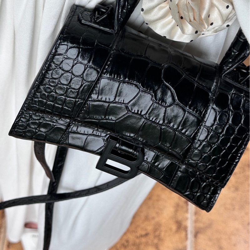 Balenciaga沙漏磨砂黑保存品XS-7