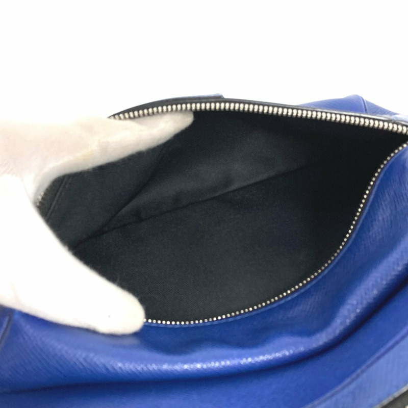 路易威登 M33437 Taiga 戶外斜背包 PM 包 斜背包 肩背包 皮革 男士 女款 藍色-13