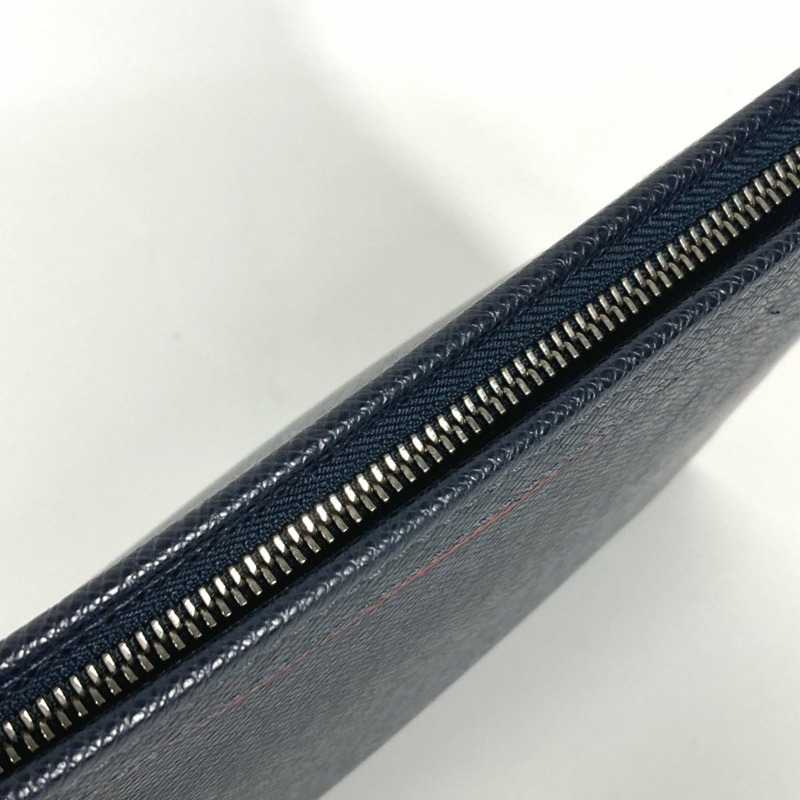 LOUIS VUITTON M63394 Taiga Pochette Voyage 包款 雙色 Second 皮革 男款 海軍藍-8