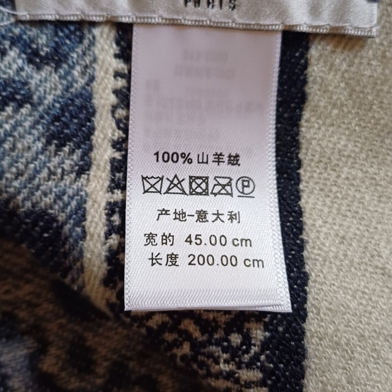 Dior經典風格~山羊絨長圍巾~長度200cm-8