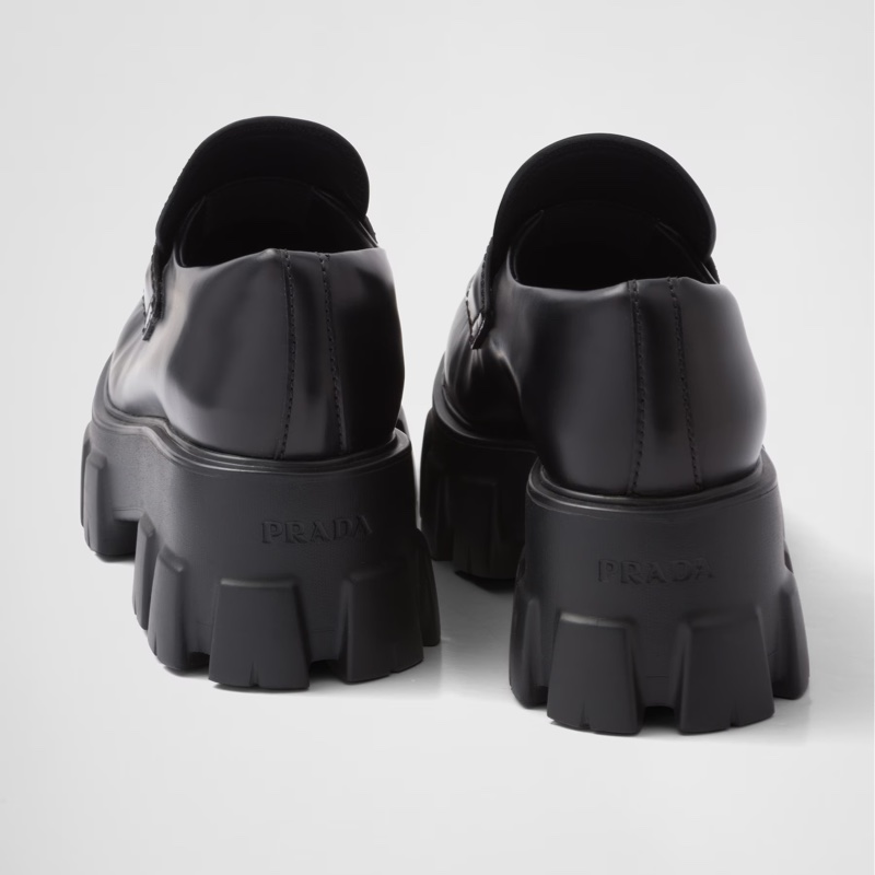 Monolith拋光皮革無帶便鞋-3