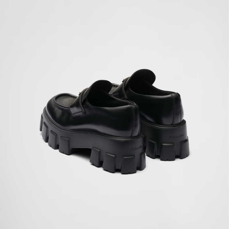 Monolith拋光皮革無帶便鞋-4