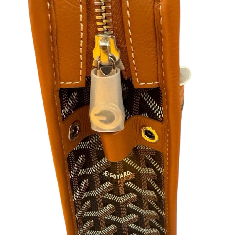 全新 Goyard Jouvence GM 經典棕色 手拿/電腦包  男女適用 (拉鍊膜未拆・完整全配)-17