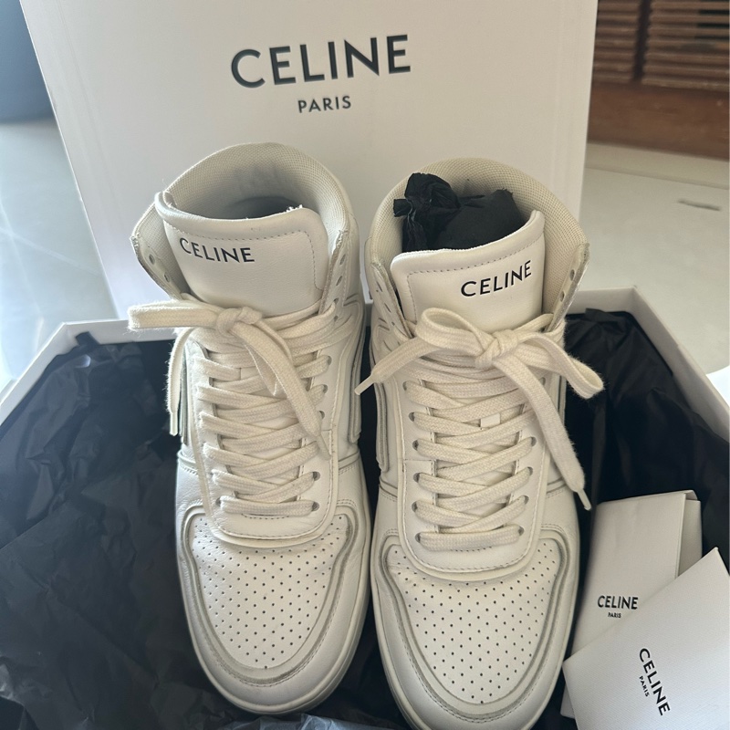 CELINE 半筒小白鞋-0