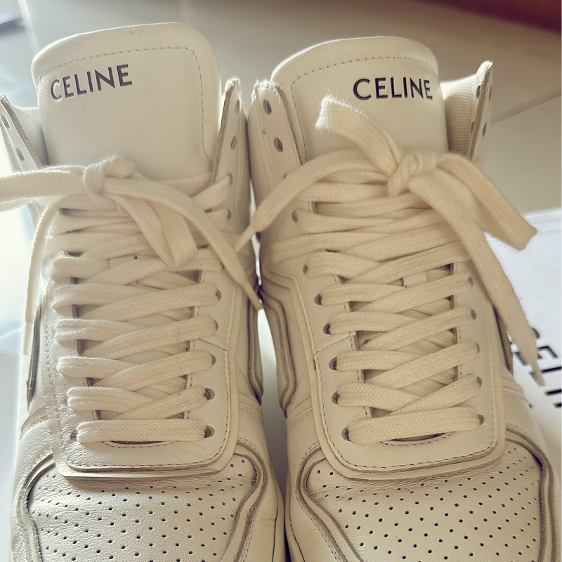 CELINE 半筒小白鞋-2