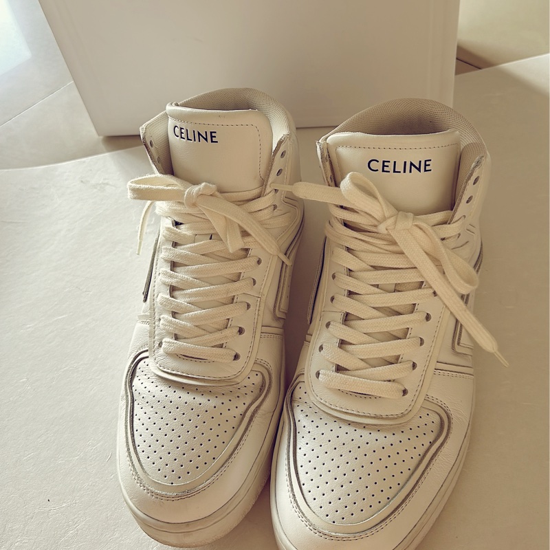 CELINE 半筒小白鞋-4