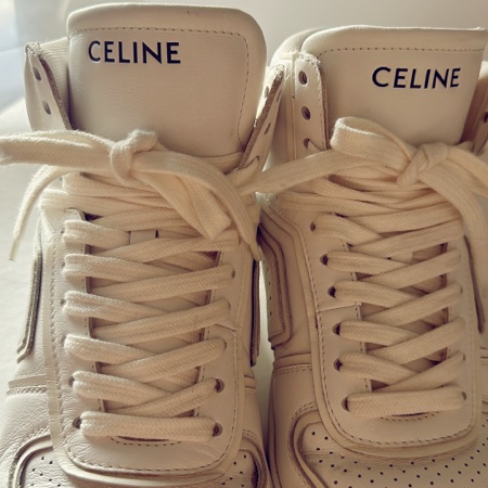 CELINE 半筒小白鞋-5