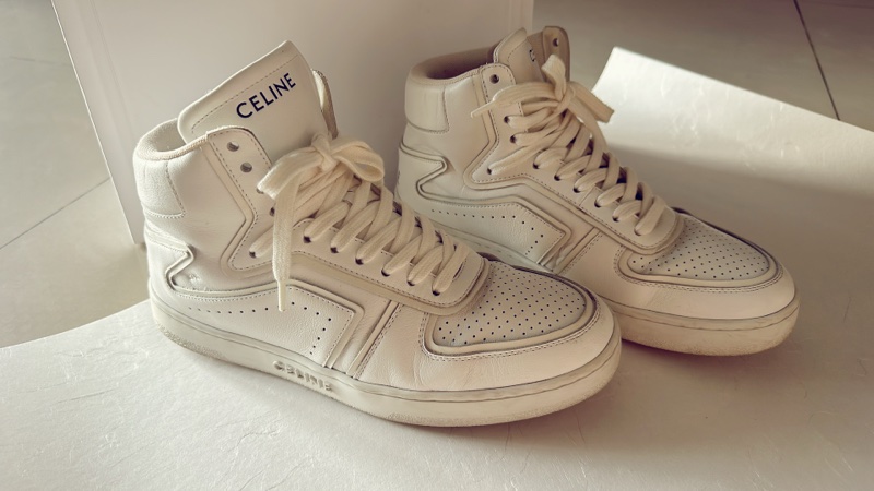 CELINE 半筒小白鞋-12