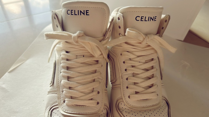 CELINE 半筒小白鞋-13