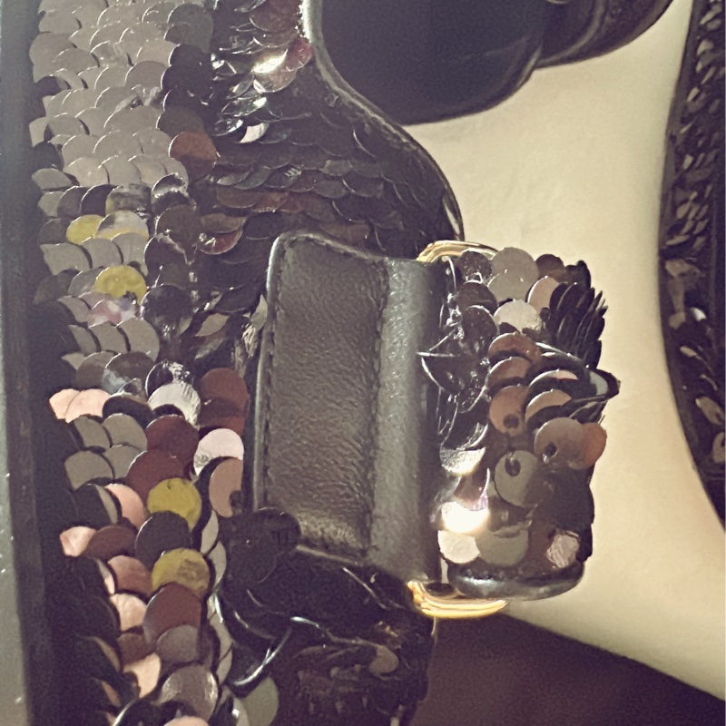 Chanel 亮片款涼鞋-4