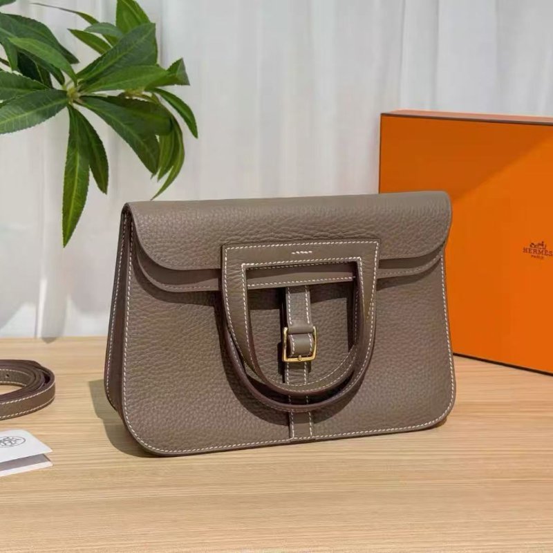 ✨Hermes halzan25 大象灰金扣 全新配件齊全-7