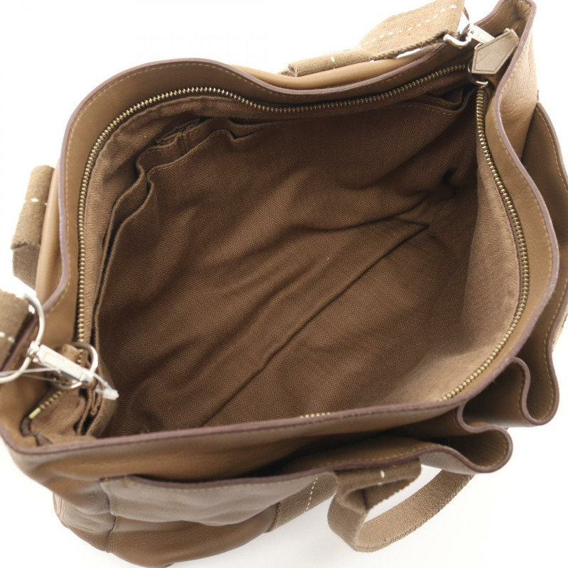 HERMES Caravan Horizontal MM 斜背包 手提包 真皮 卡其色 二手 SHW-2